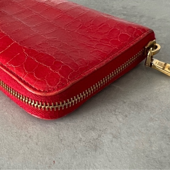 MIU Miu St. Cocco Lux Portaf in Rosso / Red - Picture 9 of 16